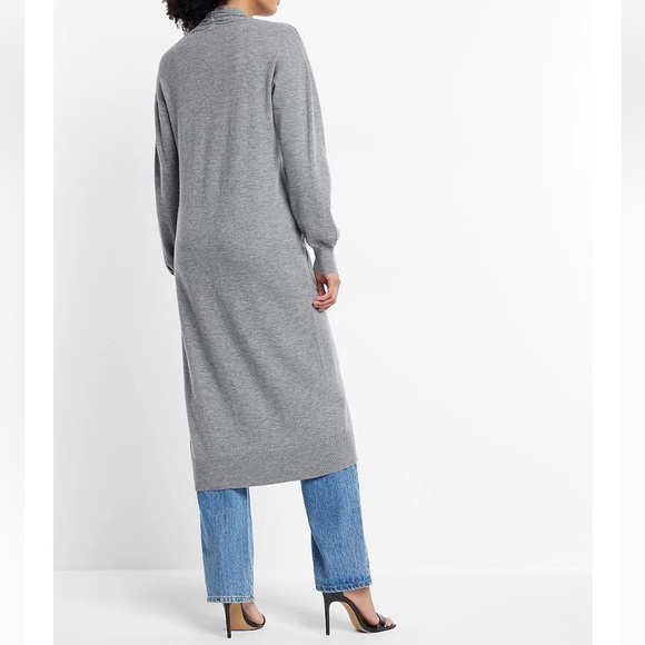 Express Ultra Soft Balloon Sleeve Duster Cardigan - Picture 5 of 9